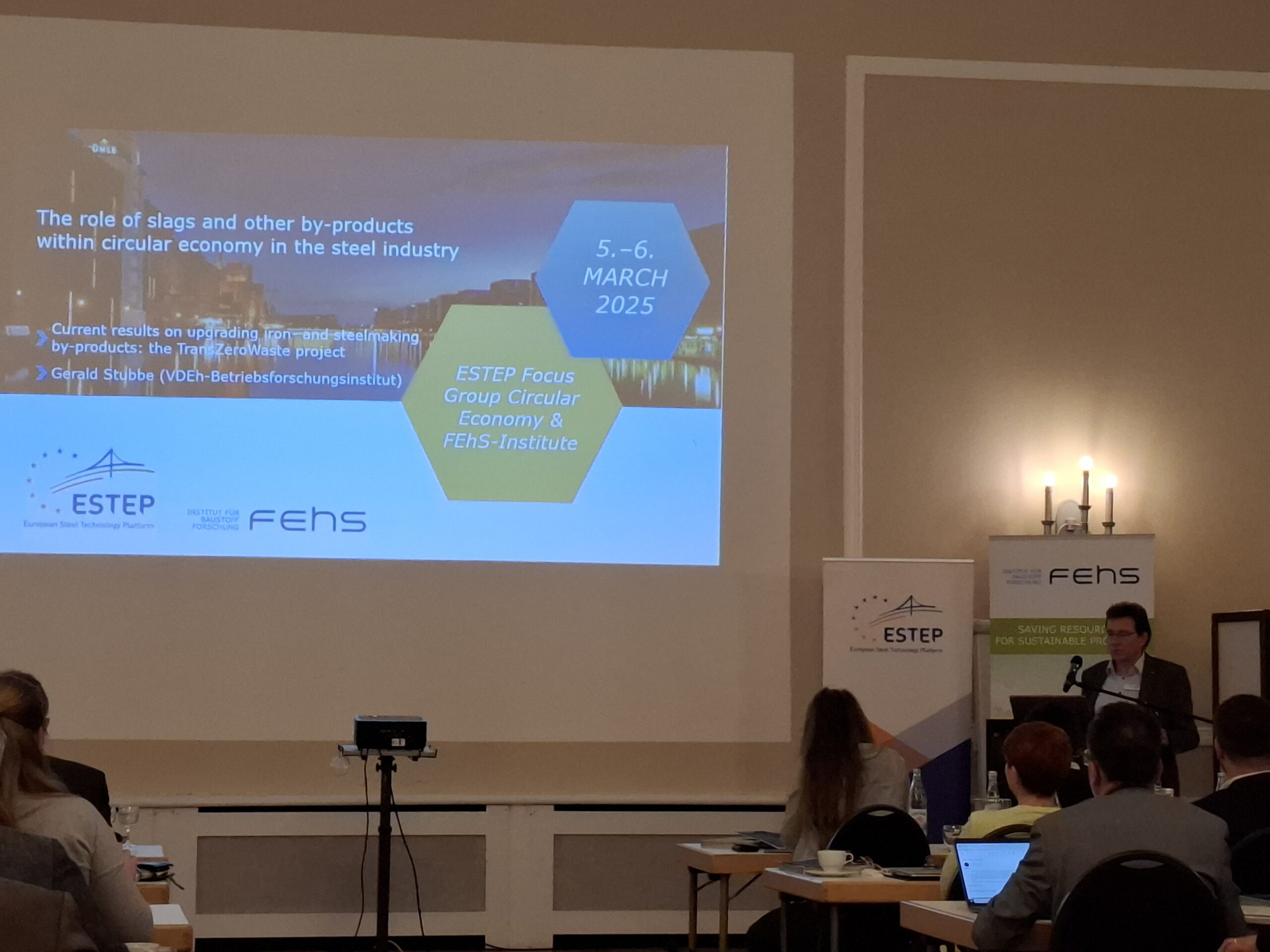 TransZeroWaste at the ESTEP & FEhS Slag Workshop